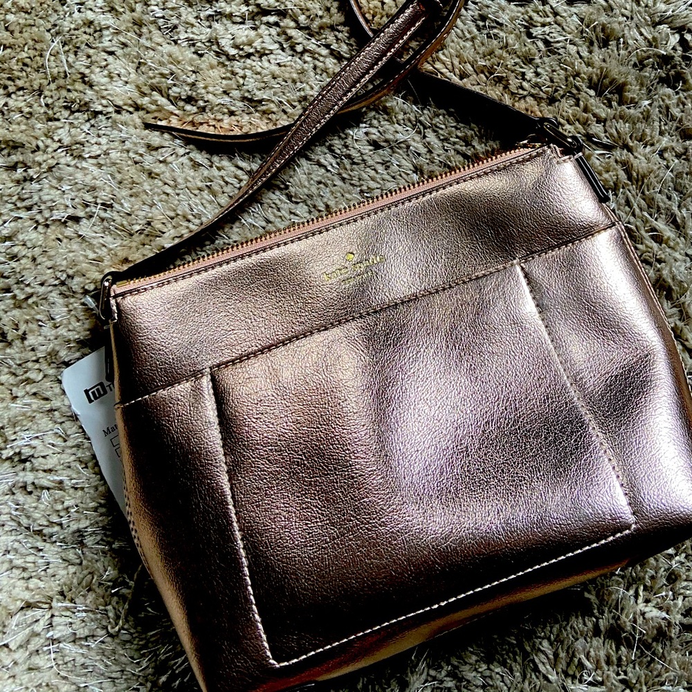 Kate Spade metallic cross body bag